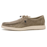 Sapato Masculino Camurça Casual G11 Sapato 6 Sr Aflha Beige 43 