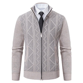 Cardigan Masculino Social Sr Aflha Bege GG 