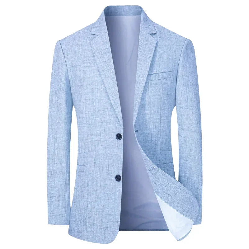 Blazer Masculino Esporte Fino TERNO002 G4 Sr Aflha Céu azul XXG 