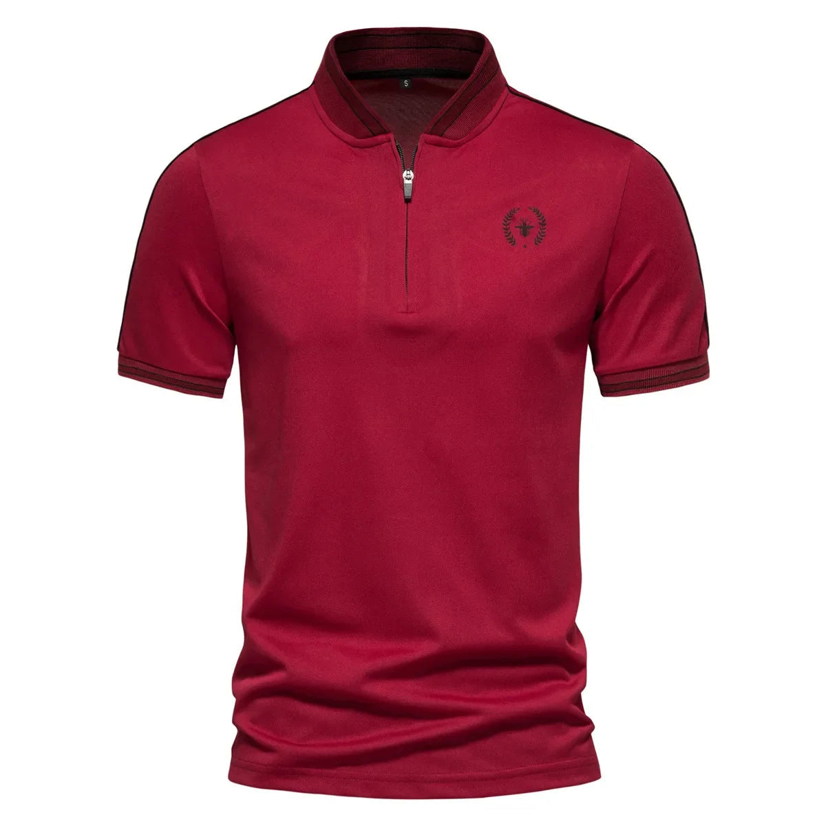 Camisa Polo Masculina com Zipper G10 BlusaPolo 03 Sr Aflha Vermelho XG 