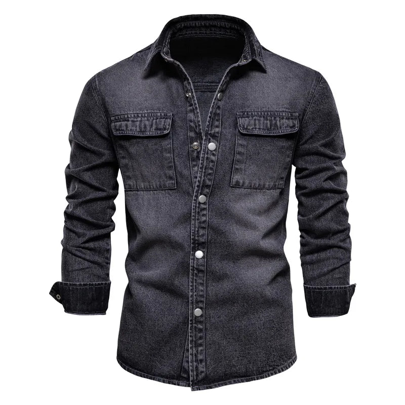 Camisa Masculina Casual Alpha Sr Aflha Preto M 60-70kg 