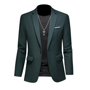 Blazer Masculino Esporte Fino Liso TERNO006 G4 Sr Aflha Exército verde XXG 