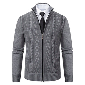 Cardigan Masculino Social Sr Aflha Cinza claro XG 