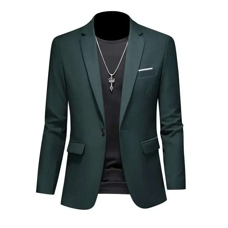 Blazer Masculino Esporte Fino Liso TERNO006 G4 Sr Aflha 