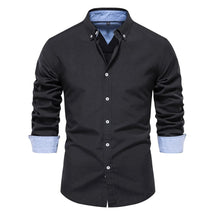 Camisas Manga Longa Oxford CAMISA005 G2 Sr Aflha Preto 41 