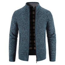 Cardigan Masculino Casual Tricot Sr Aflha Azul M 