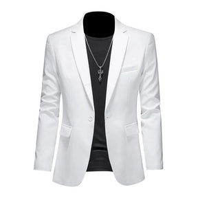 Blazer Masculino Esporte Fino Liso TERNO006 G4 Sr Aflha Branco XXG 