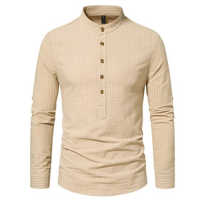 Camisa Gola Padre 100% Algodão CAMISA06 G2 Sr Aflha Creme XG 