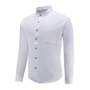 Camisa Social Masculina Gola Padre Sr Aflha white US XXXL 