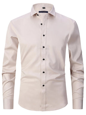 Camisa Social Masculina Elástica Slim Fit Sr Aflha 