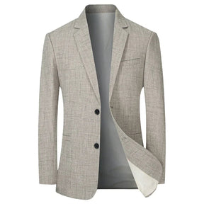 Blazer Masculino Esporte Fino TERNO002 G4 Sr Aflha Cinza XXG 