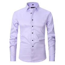 Camisa Social Masculina Elástica Slim Fit Sr Aflha Roxo M 