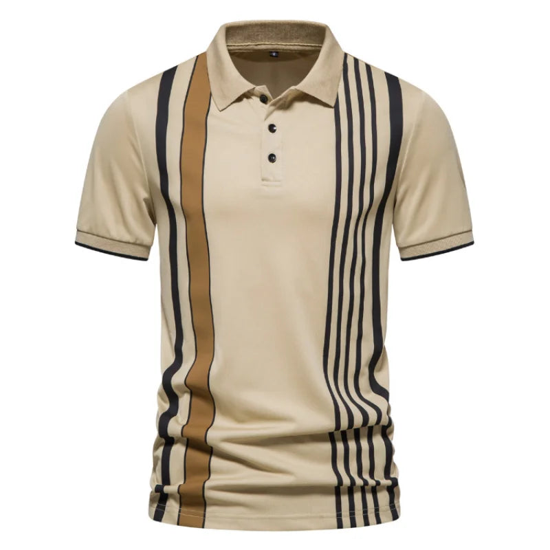 Camisa Polo Masculina Casual G10 BlusaPolo 02 Sr Aflha Khaki M 