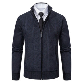 Cardigan Masculino Social Sr Aflha Cinza escuro XG 