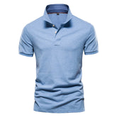 Camisa Polo Masculina CAMISA11 G2 Sr Aflha Azul P - 60-70kg 