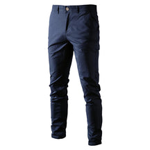 AIOPESON Casual Cotton Men Trousers Solid Color Slim Fit Men's Pants New Spring Autumn High Quality Classic Business Pants Men Sr Aflha Navy 31 