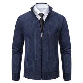 Cardigan Masculino Social Sr Aflha Azul marinho XG 