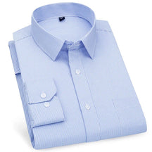 Camisa Social 100% Algodão CAMISA17 G2 Sr Aflha Azul Listrada 45 