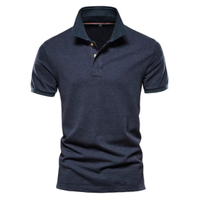 Camisa Polo Masculina CAMISA11 G2 Sr Aflha Azul Marinho P - 60-70kg 