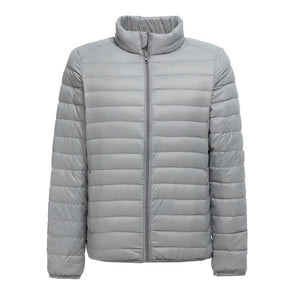 Jaqueta Puffer Masculina Impermeável G1 - Jaqueta 07 Sr Alpha Cinza M 