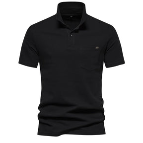 Camisa Polo 100% Algodão CAMISA08 G2 Sr Aflha Preto XG - 100-105kg 