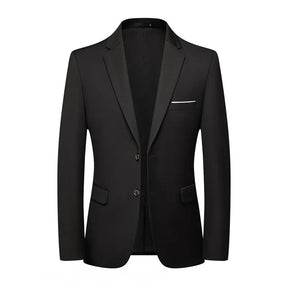 Blazer Masculino London Sr Aflha Black -2 button Asia 6XL (EUR 3XL) 